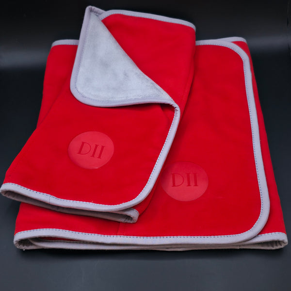Gentle towel for your pet, 2 pcs set, Red