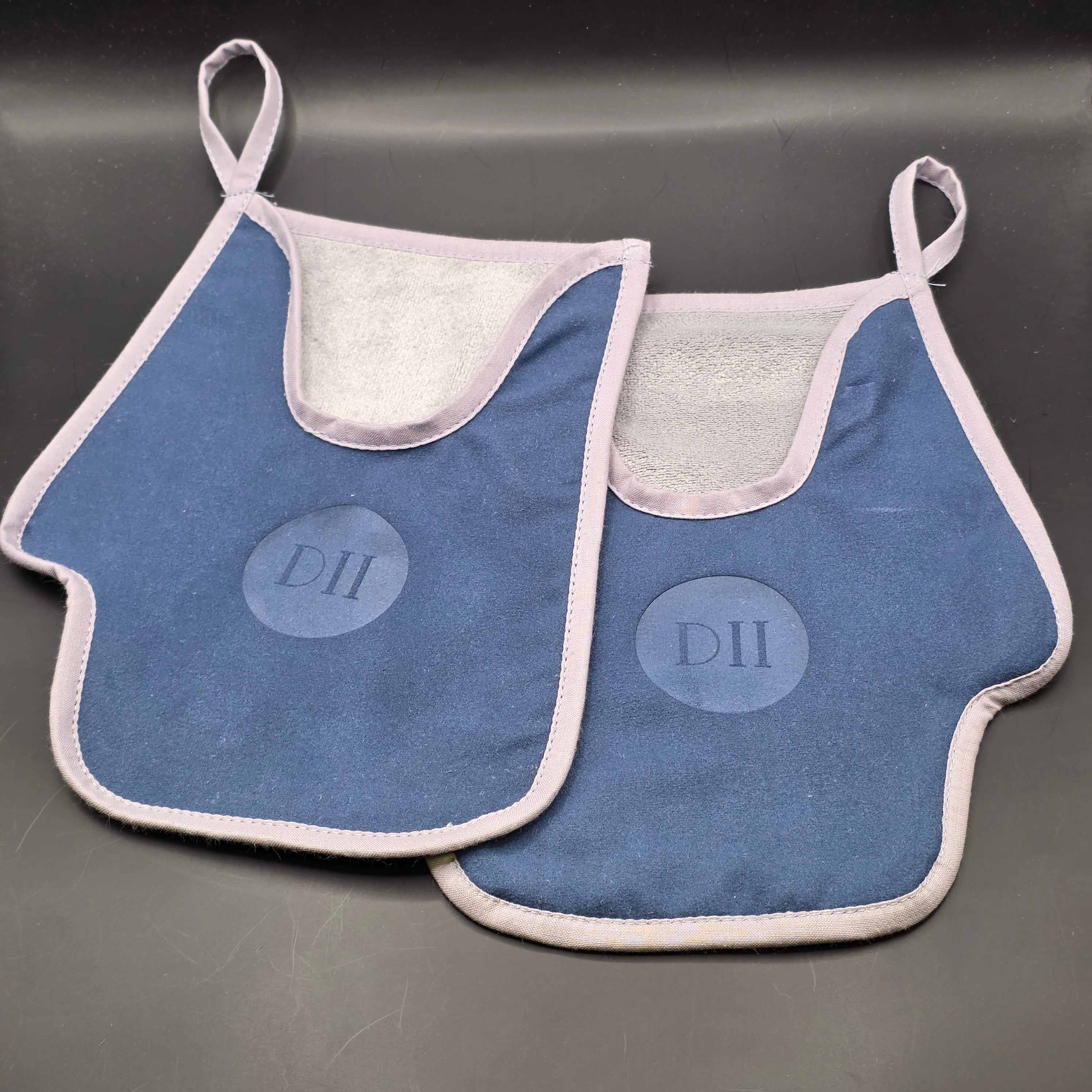 Pet Microfiber Paw Mitt, 2 pcs, Blue