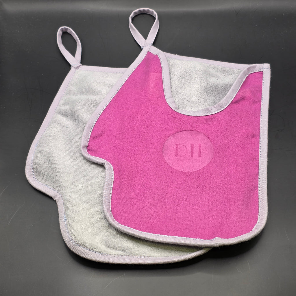 Pet Microfiber Paw Mitt, 2 pcs, Pink
