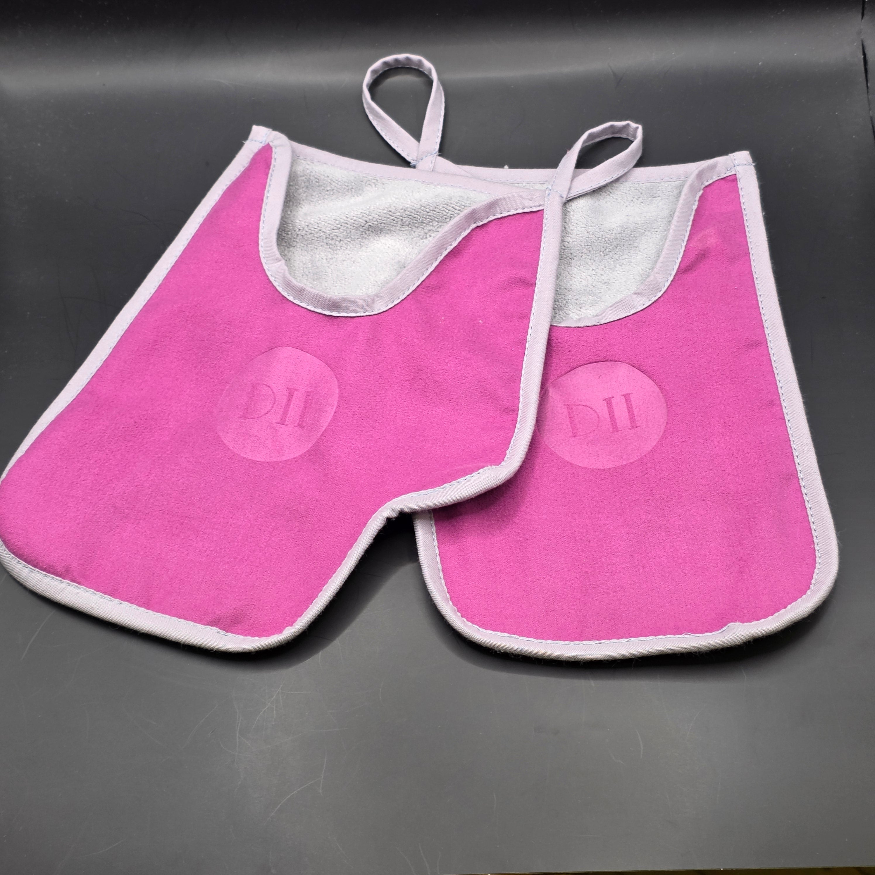Pet Microfiber Paw Mitt, 2 pcs, Black