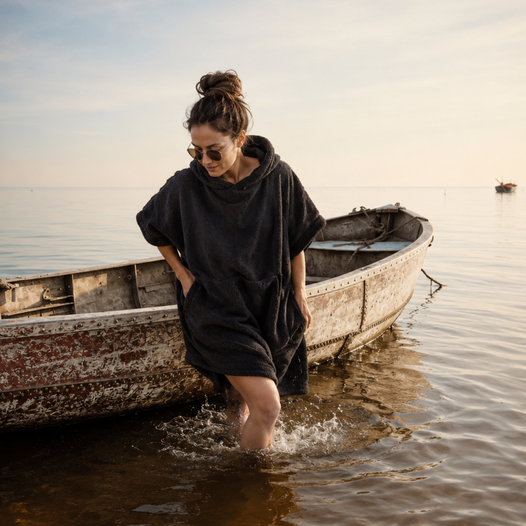Terry Towel Poncho
