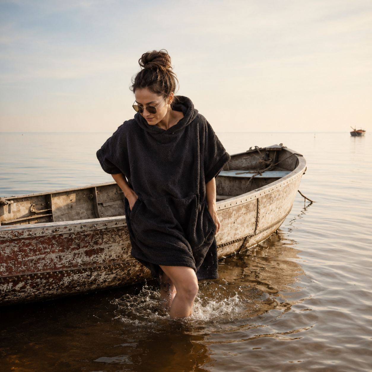 Terry Towel Poncho