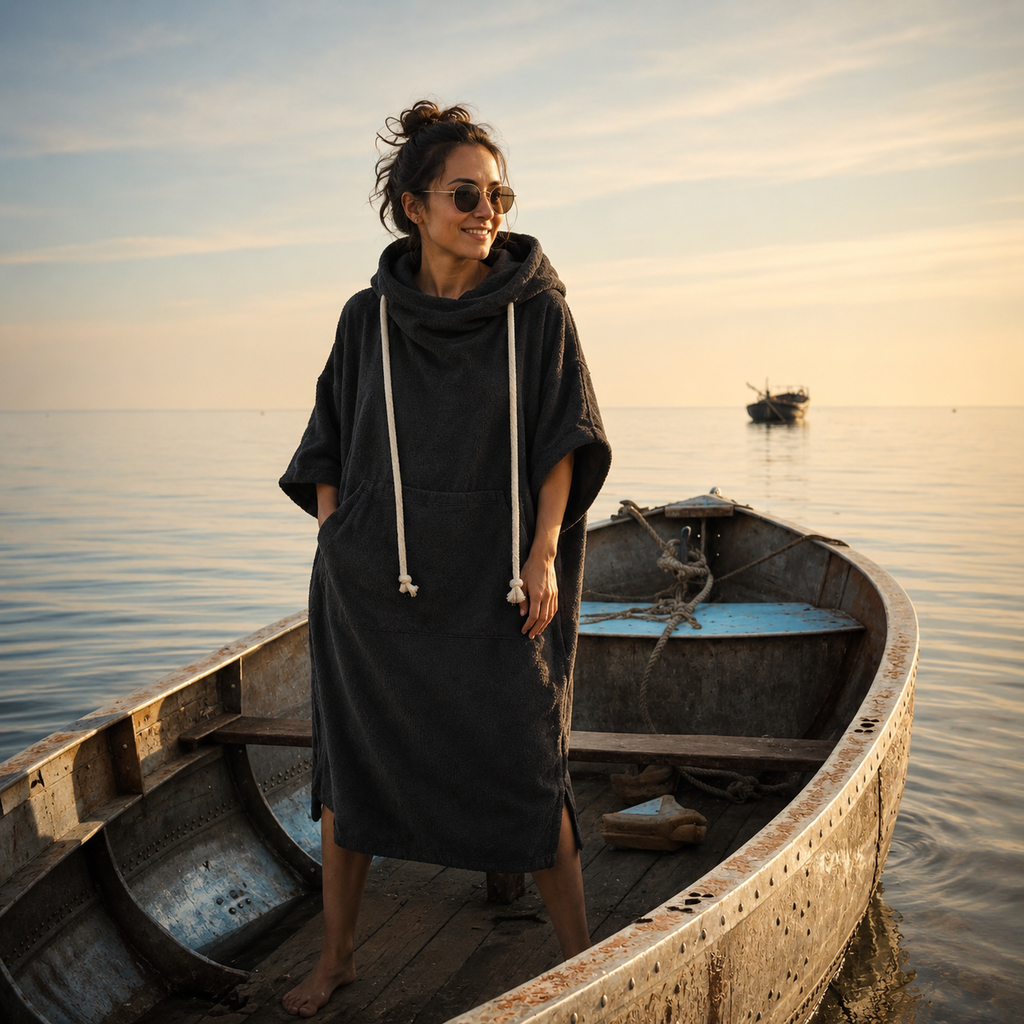 Terry Towel Poncho