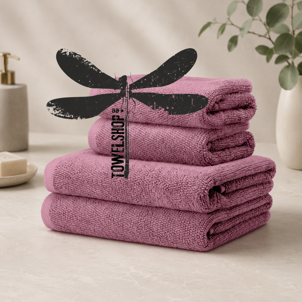 Premium Thick bath towels with a built-in magnet.