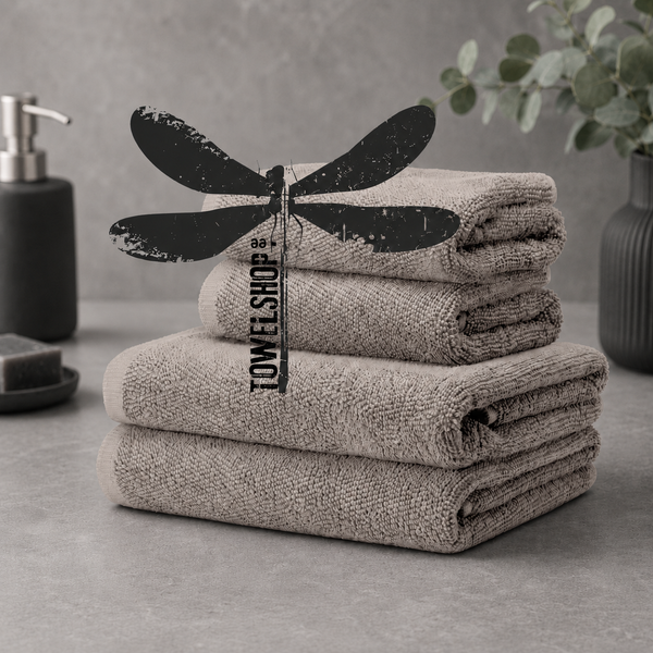 Premium Thick bath towels with a built-in magnet.