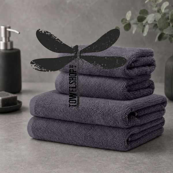 Premium thick bath towels with a built-in magnet.
