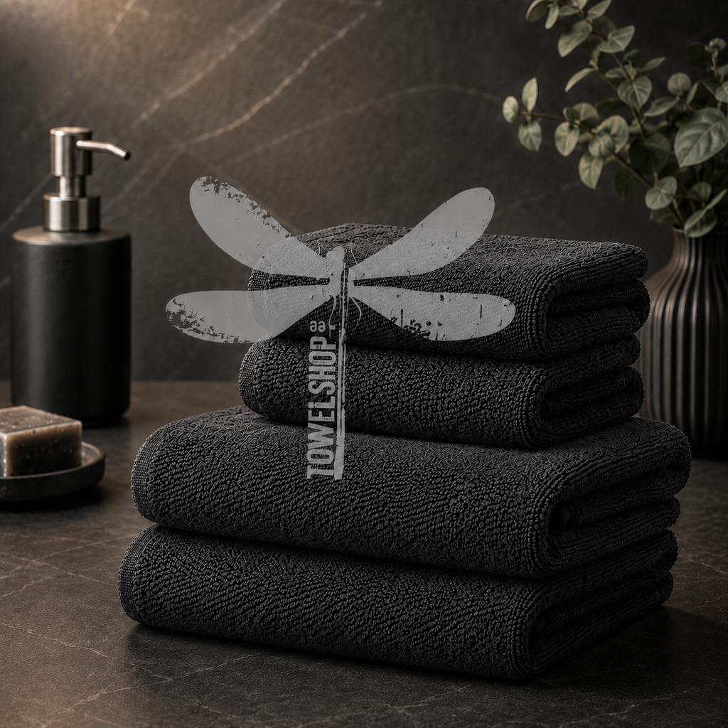 Premium Thick bath towels with a built-in magnet.