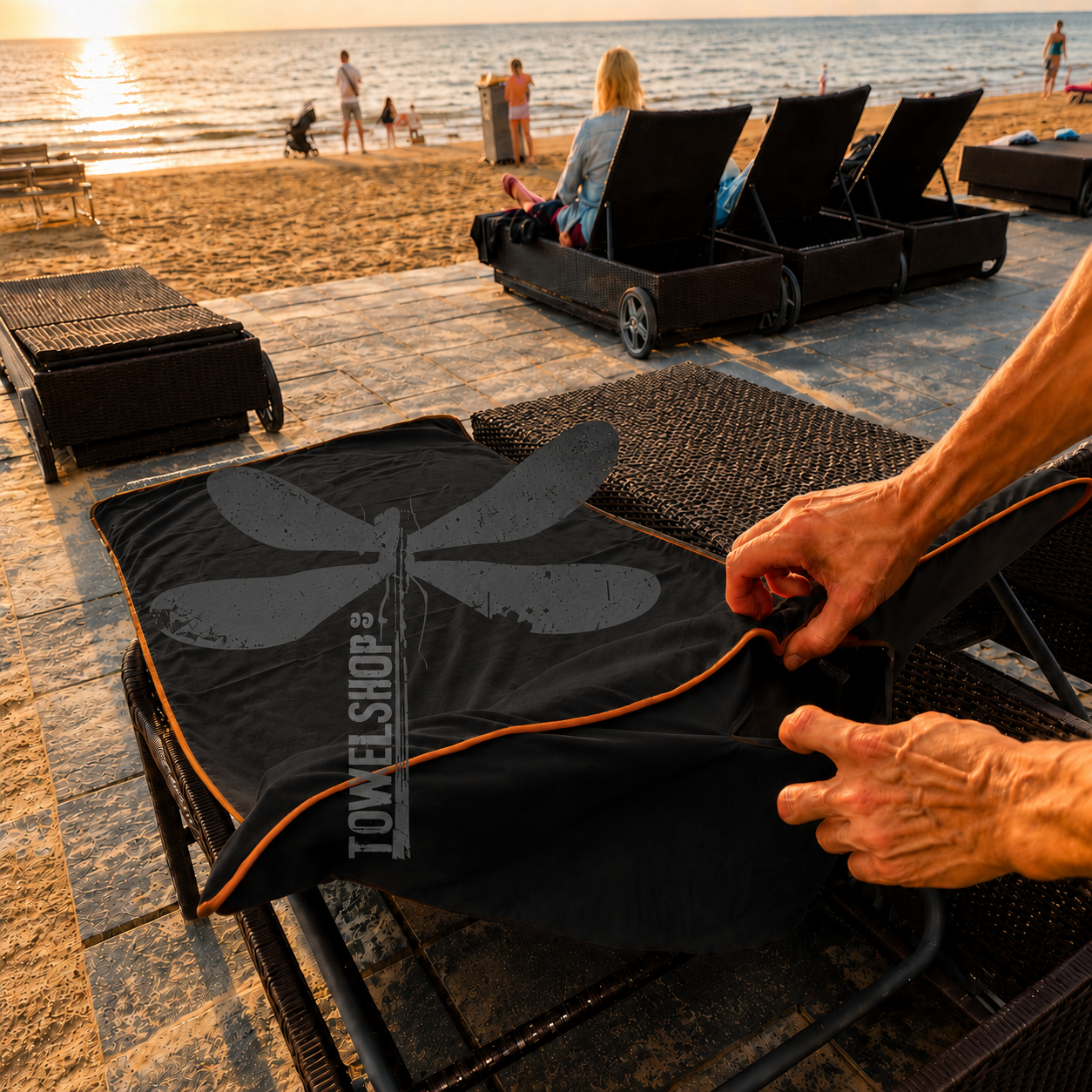 Premium multifunctional beach towel