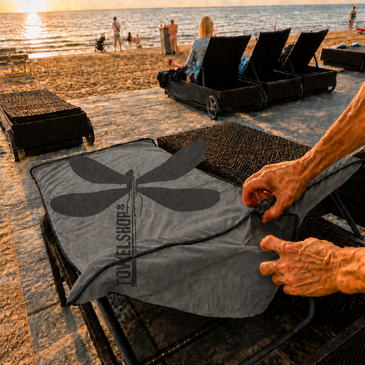 Premium multifunctional beach towel