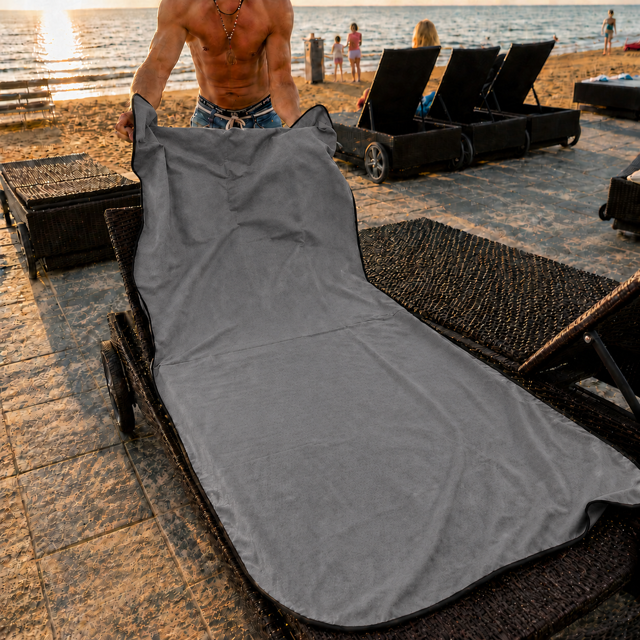 Premium multifunctional beach towel