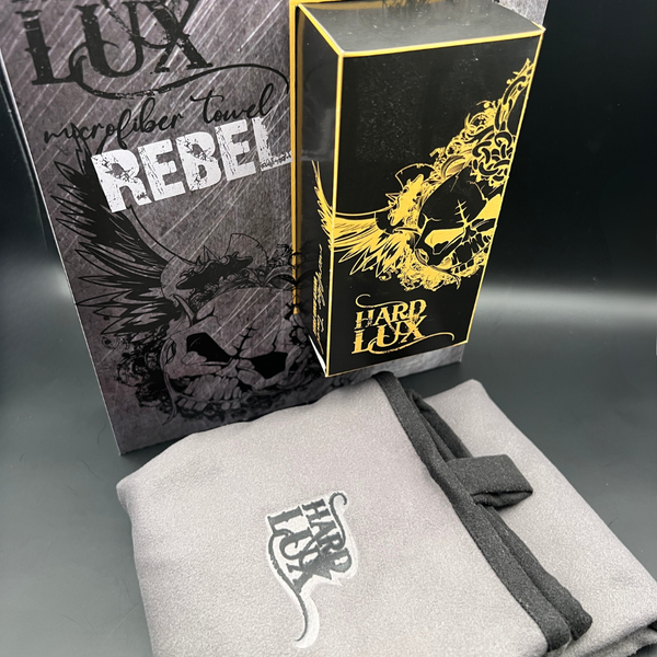 Gray microfiber towel with integrated magnetic strip, 50*90, no bag included