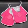 Pet Microfiber Paw Mitt, 2 pcs, Pink