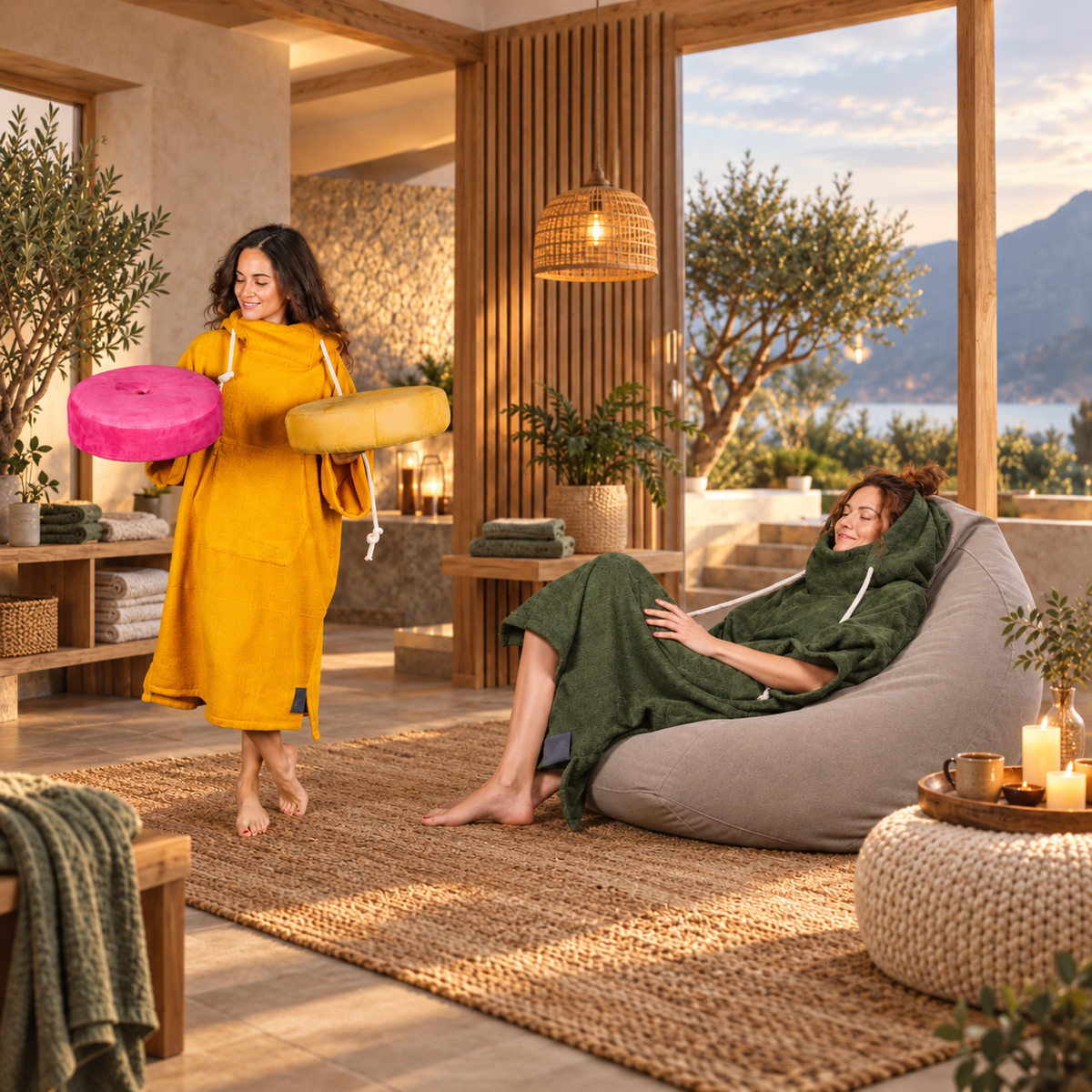 Premium Terry Towel Poncho