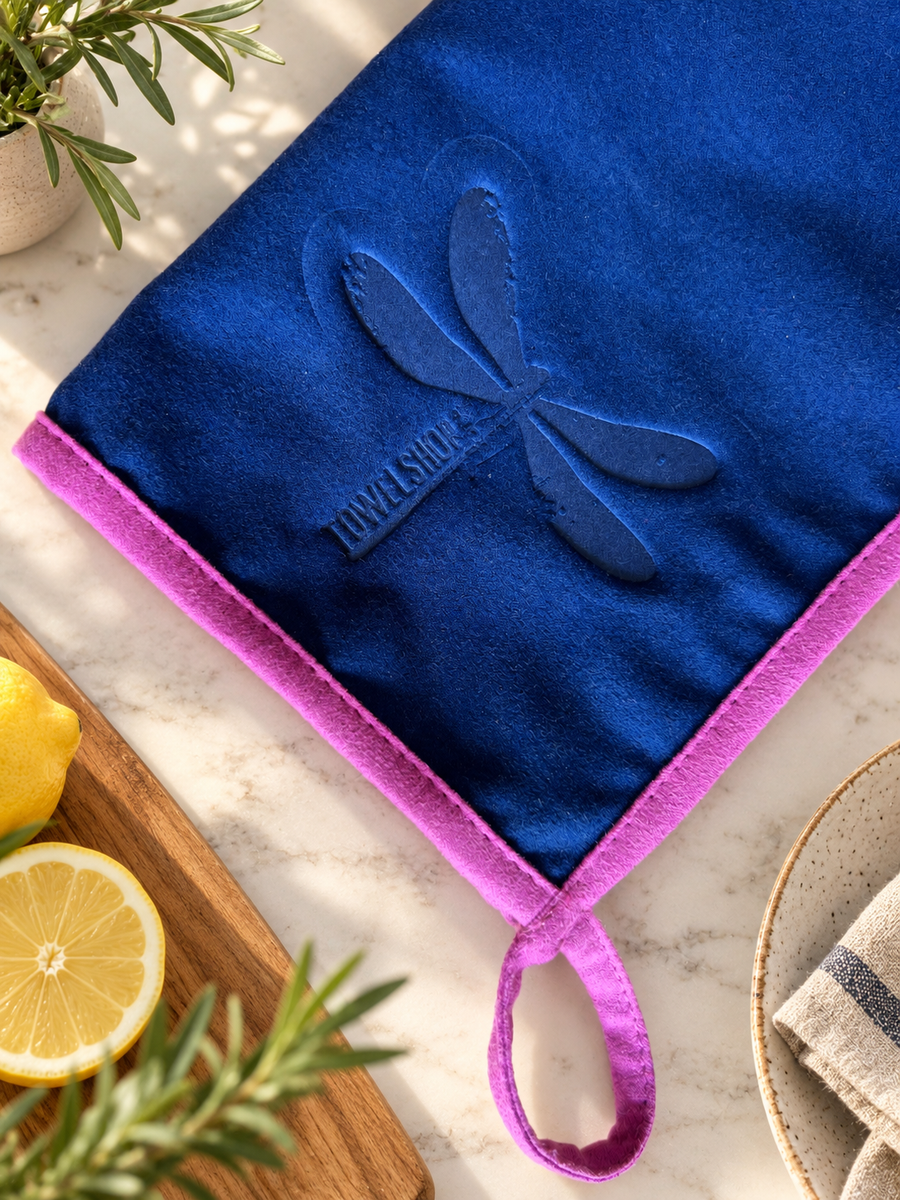 Microfiber kitchen towel for dish drying